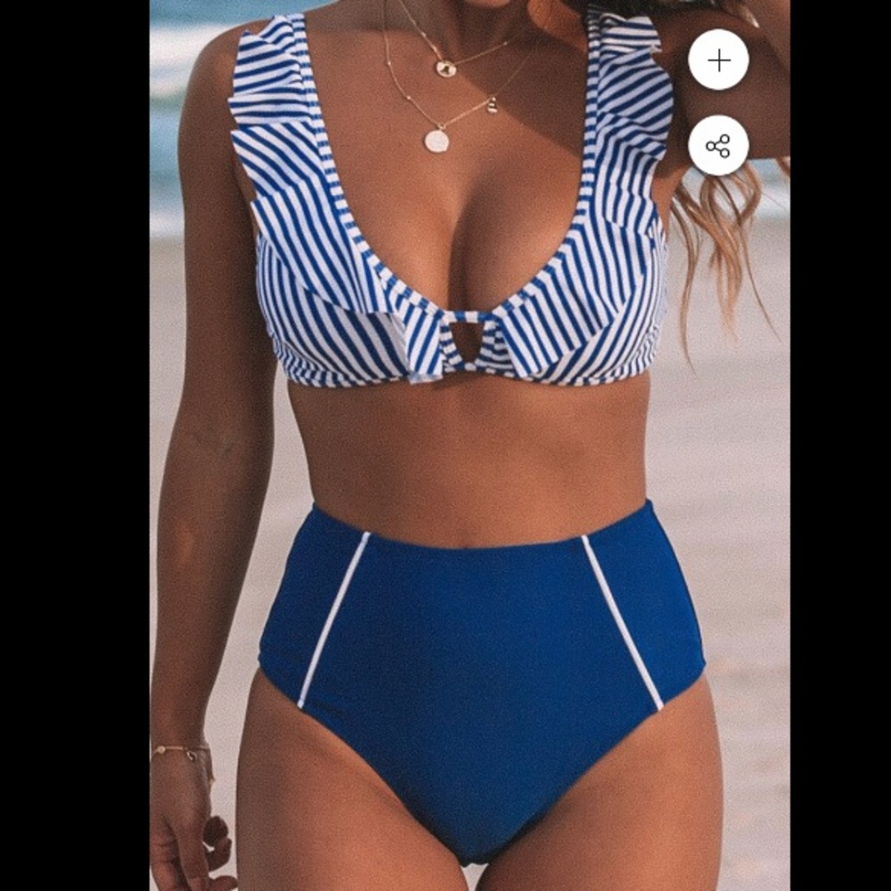 Large cupshe high waisted bikini